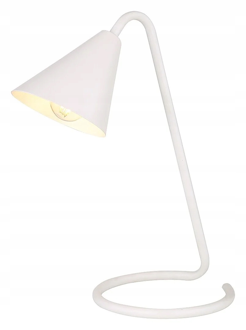 Minimalistická stolní lampa E14 Monty 3089, bílá Rabalux