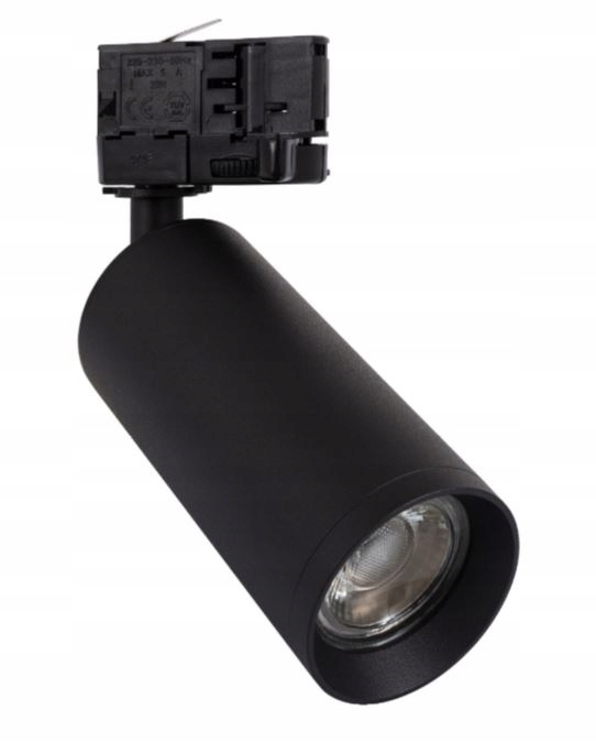 

Lampa Na Szynę 3 Fazy Czarny-wymienna Żarówka GU10