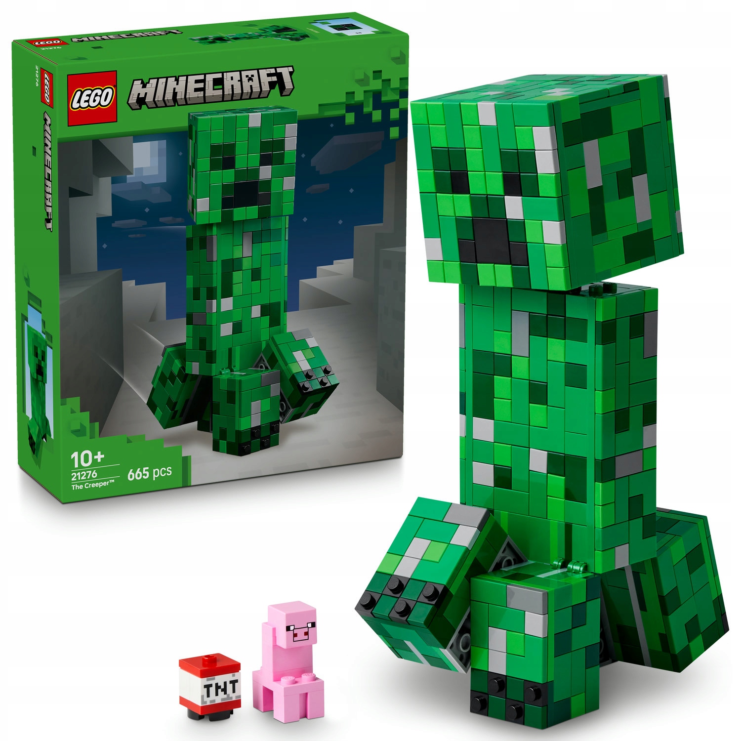 Sada Lego Minecraft 21276 Creeper Figurka S Překvapením Tnt Dárek