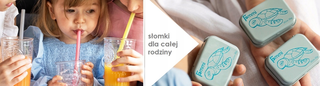 Słomki silikonowe Fommi wielorazowe 4szt + czyścik EAN (GTIN) 5907741533277