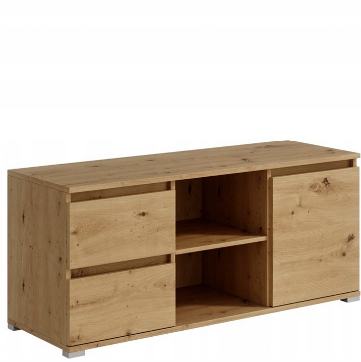 STOLIK TELEWIZYJNY SZAFKA RTV 120 cm DĄB ARTISAN