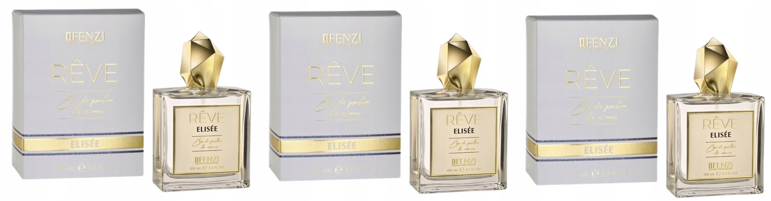 JFenzi Reve Elisee Women 3x100 ml parfémovaná voda