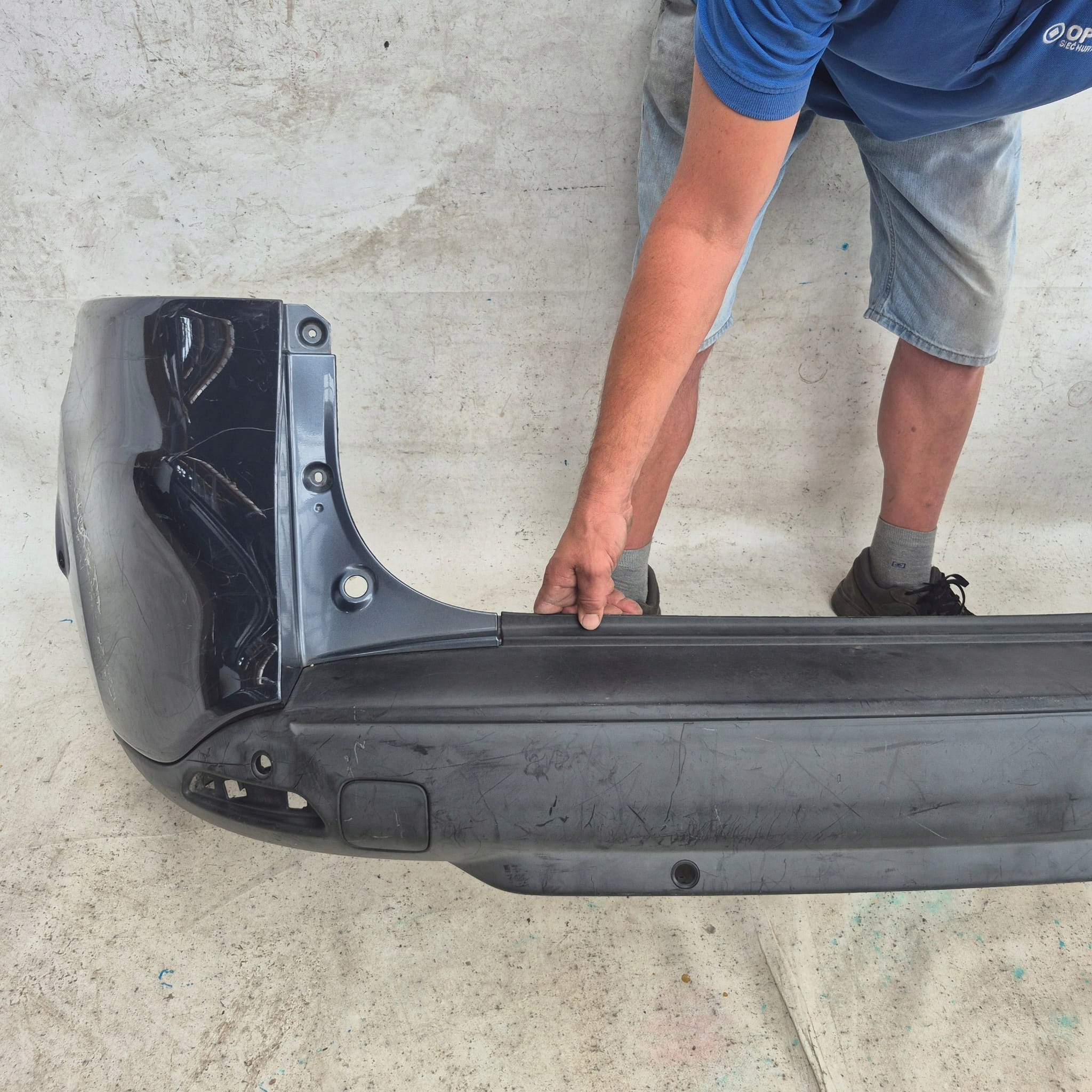 RENAULT CLIO IV KOMBI 12- bumper rear part rear 4PDC