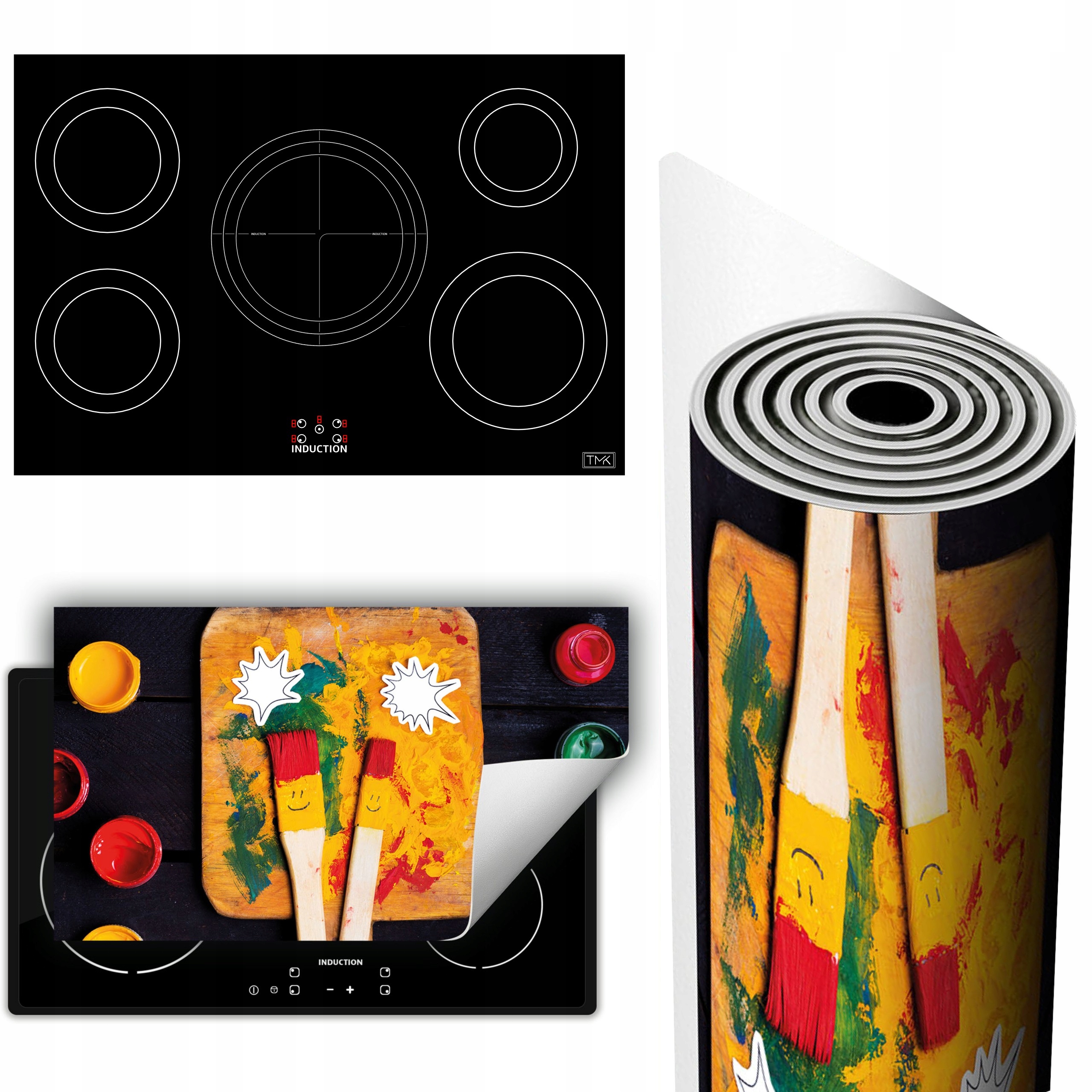 Vinylová Podložka Na Ochranu Kuchyňské Desky 90x52 barevná barvy