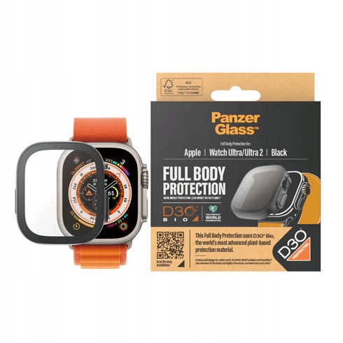 PanzerGlass Full Body D3O pouzdro se sklem pro Apple Watch Ultra 1/2 49 mm