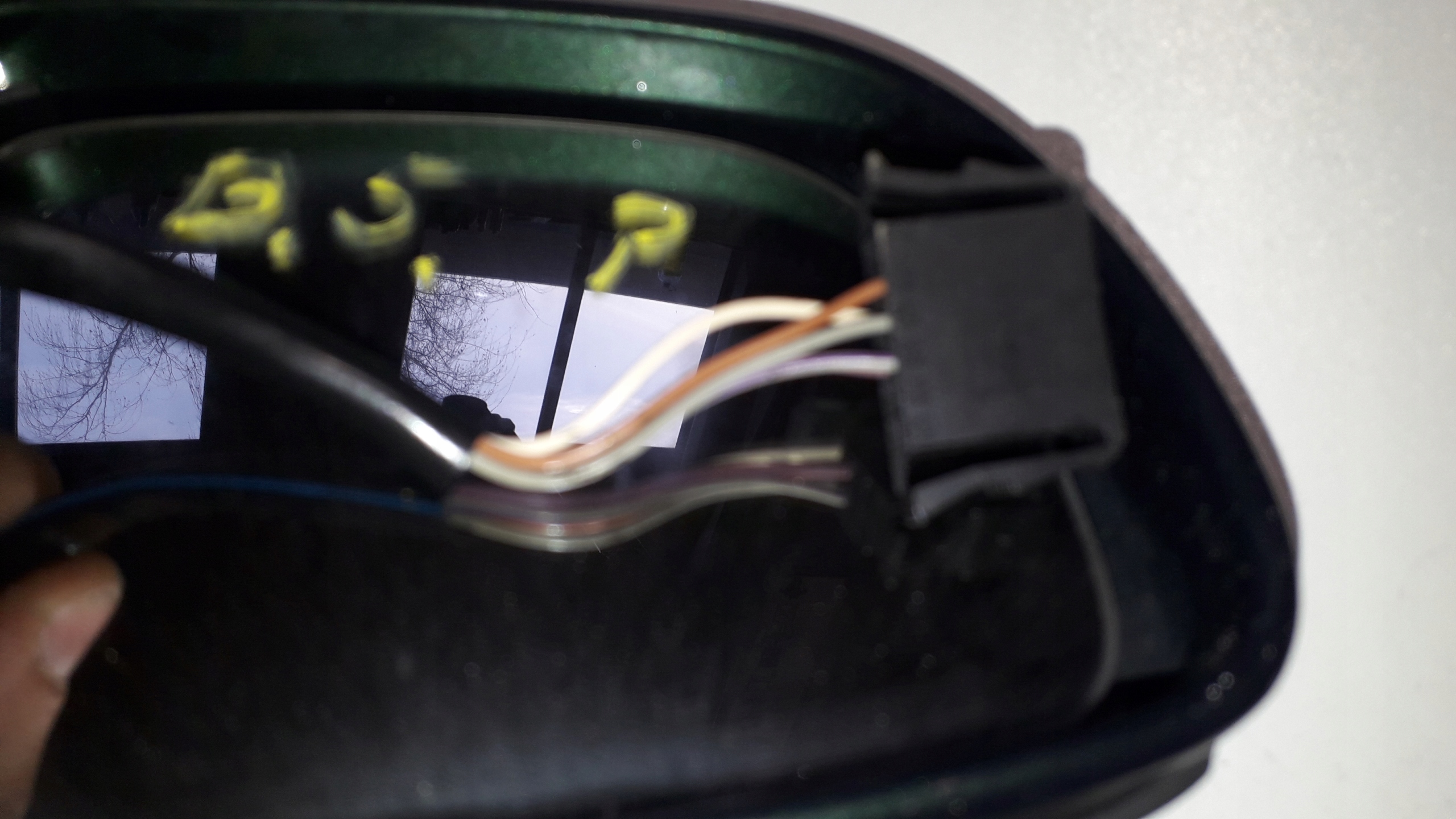 VW PASSAT B5 Spiegel rechts ELEKTR grüne 5PIN