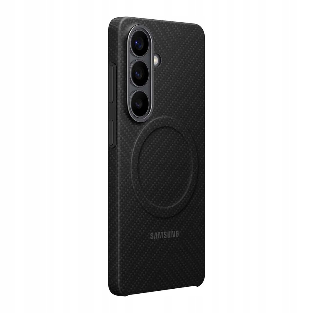 Pouzdro pro Samsung Galaxy S26 Samsung Carbon Magnet Case MagSafe černé