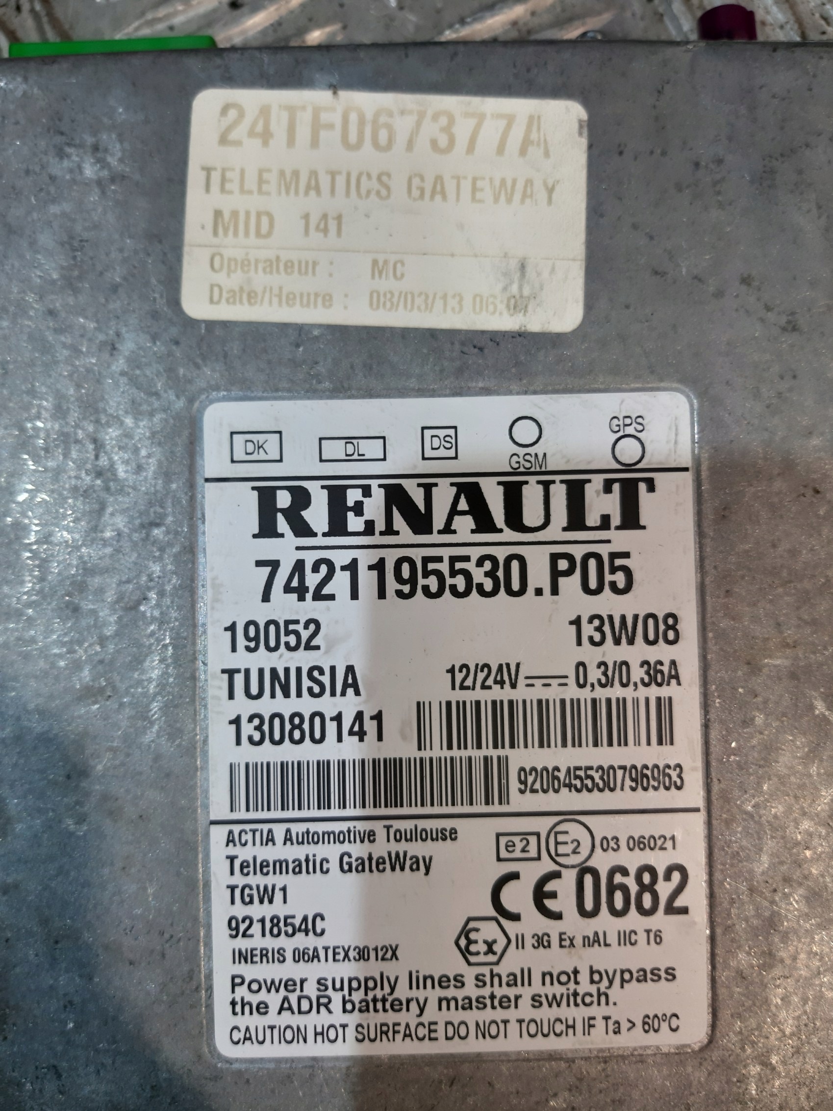 Centralina computer GATEWAY 7421195530 P05 RENAULT PREMIUM