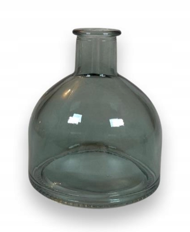 WAZONIK SZKLANY NIEBIESKI (PETROL) 9x8cm WAZON