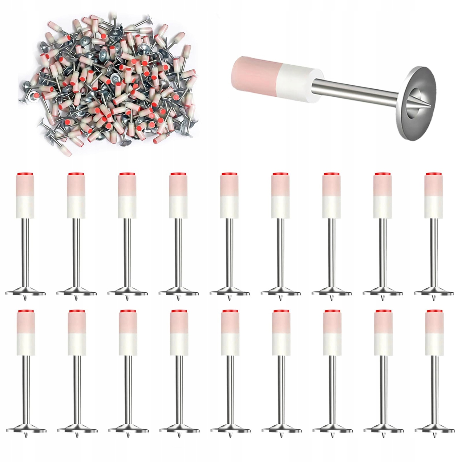 Hřebíky do betonu, kovu a dřeva pro ruční hřebíkovačku 400 ks