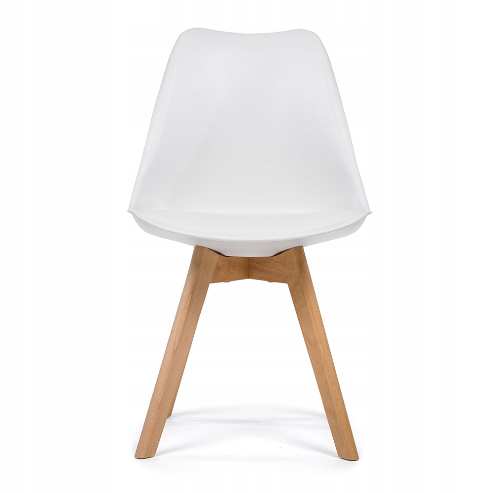 KRZESŁO SKANDYNAWSKIE Z PODUSZKĄ DSW DUBLIN BIAŁY EAN (GTIN) 5903726460514