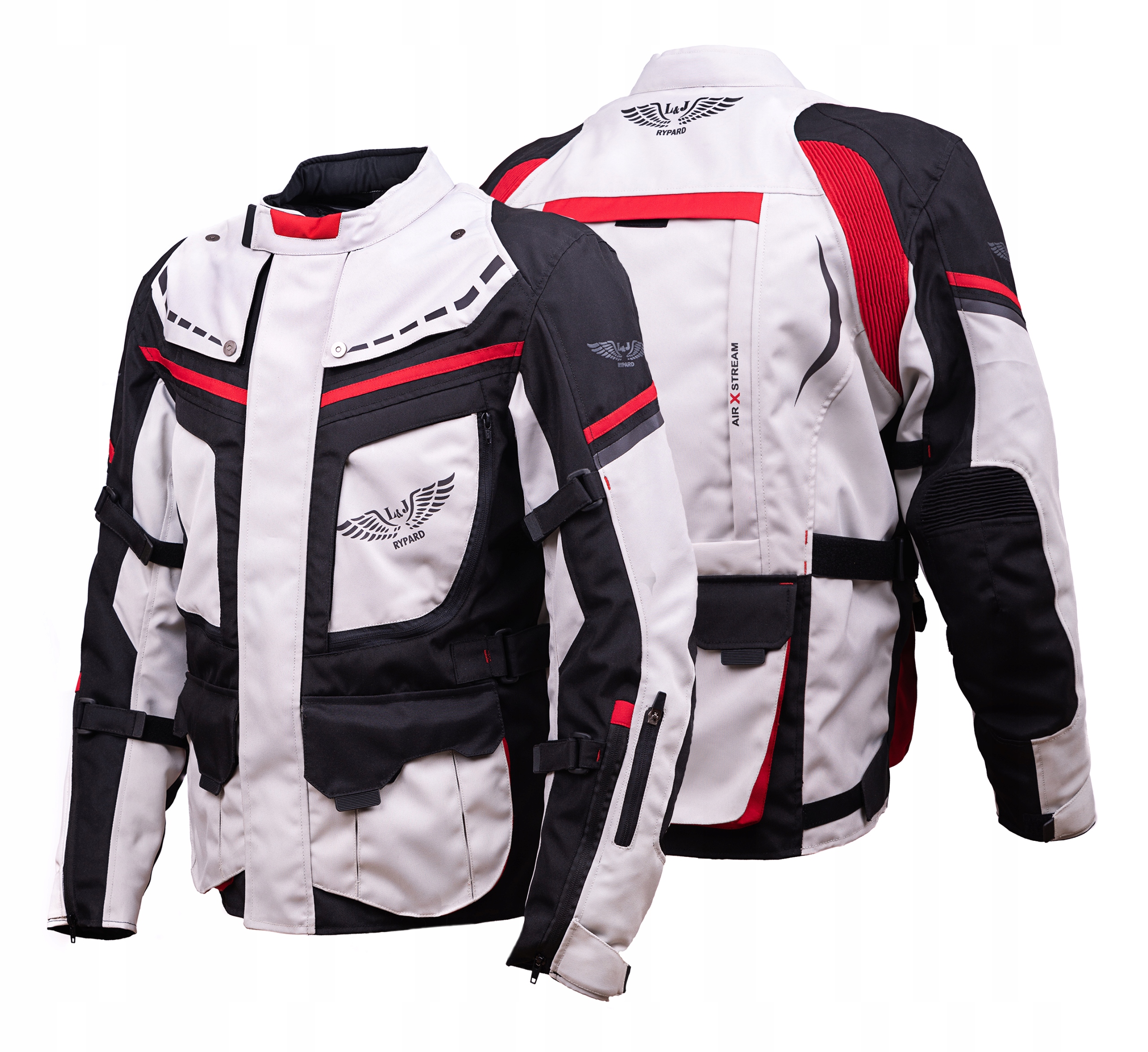 Turistická Textilná Bunda Rypard E-pro Gray