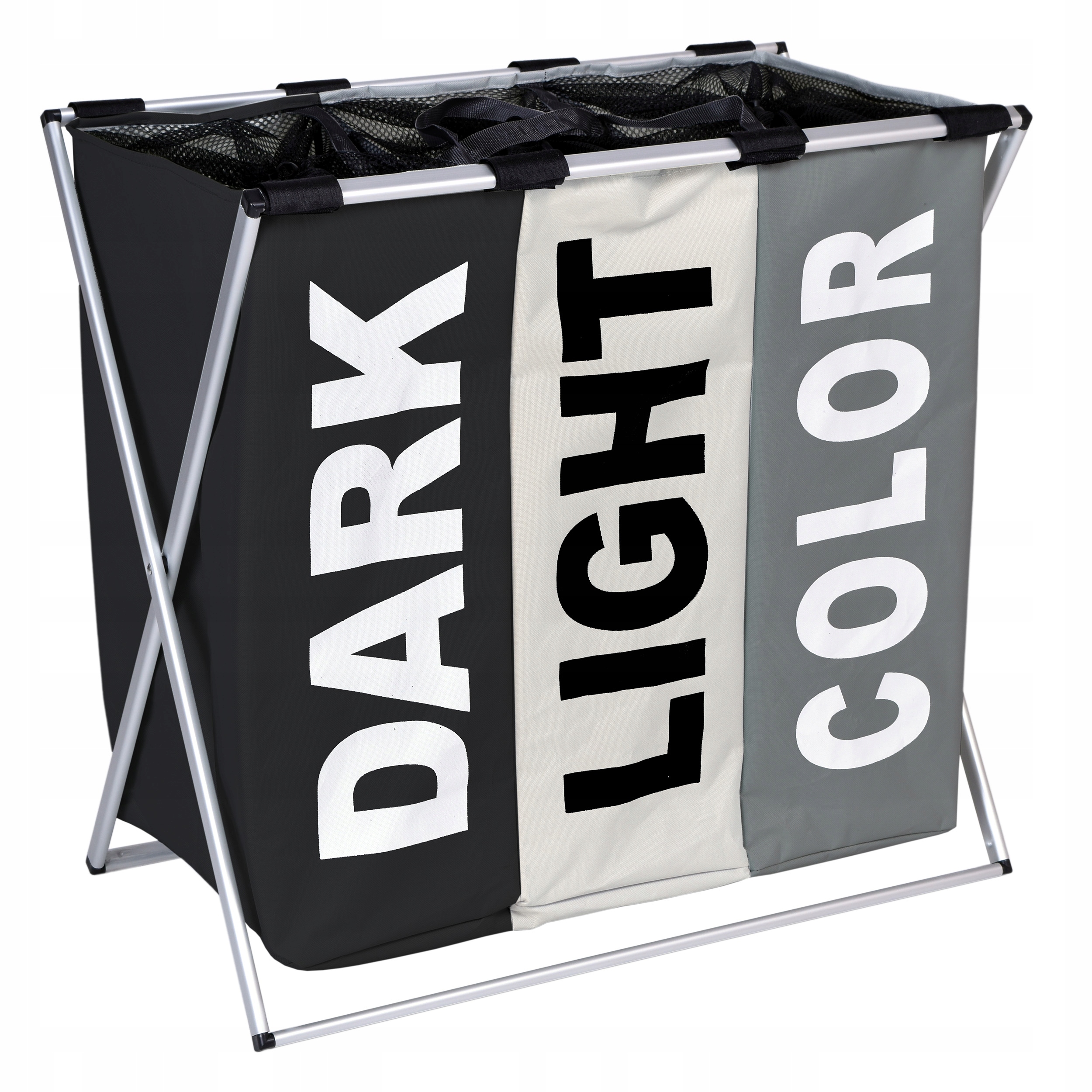 

Kosz Na Pranie Bieliznę Organizer 3 Komory 130L