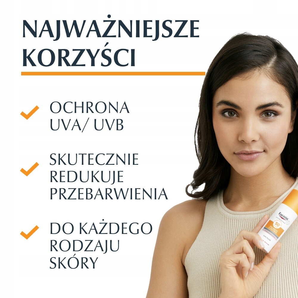 Eucerin Sun Protection Pigment Control SPF 50+ Fluid na Przebarwienia 50 ml EAN (GTIN) 5900017090139