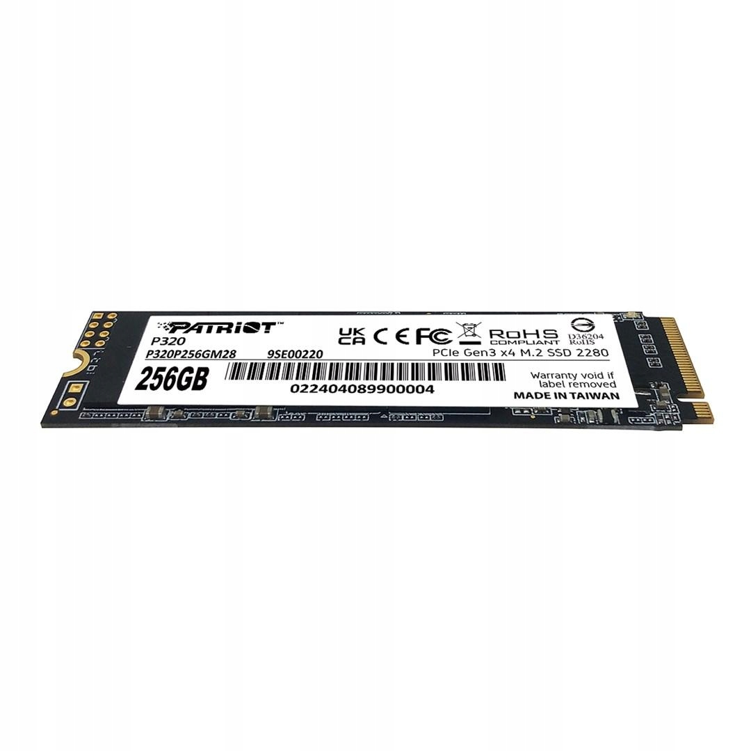 Ssd Patriot Viper P320 M.2 PCI-Ex4 NVMe 256GB 2.2GB/s