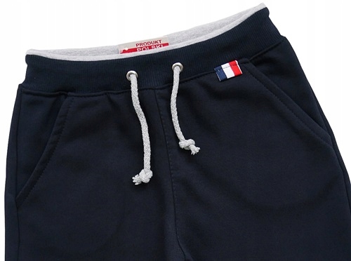 Granatowe spodnie dresowe z kieszeniami Revaj 104 Płeć chłopcy