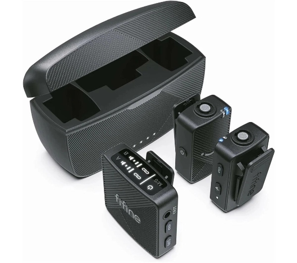 Mikrofon bezprzewodowy pojemnościowy Fifine M9 Czarny