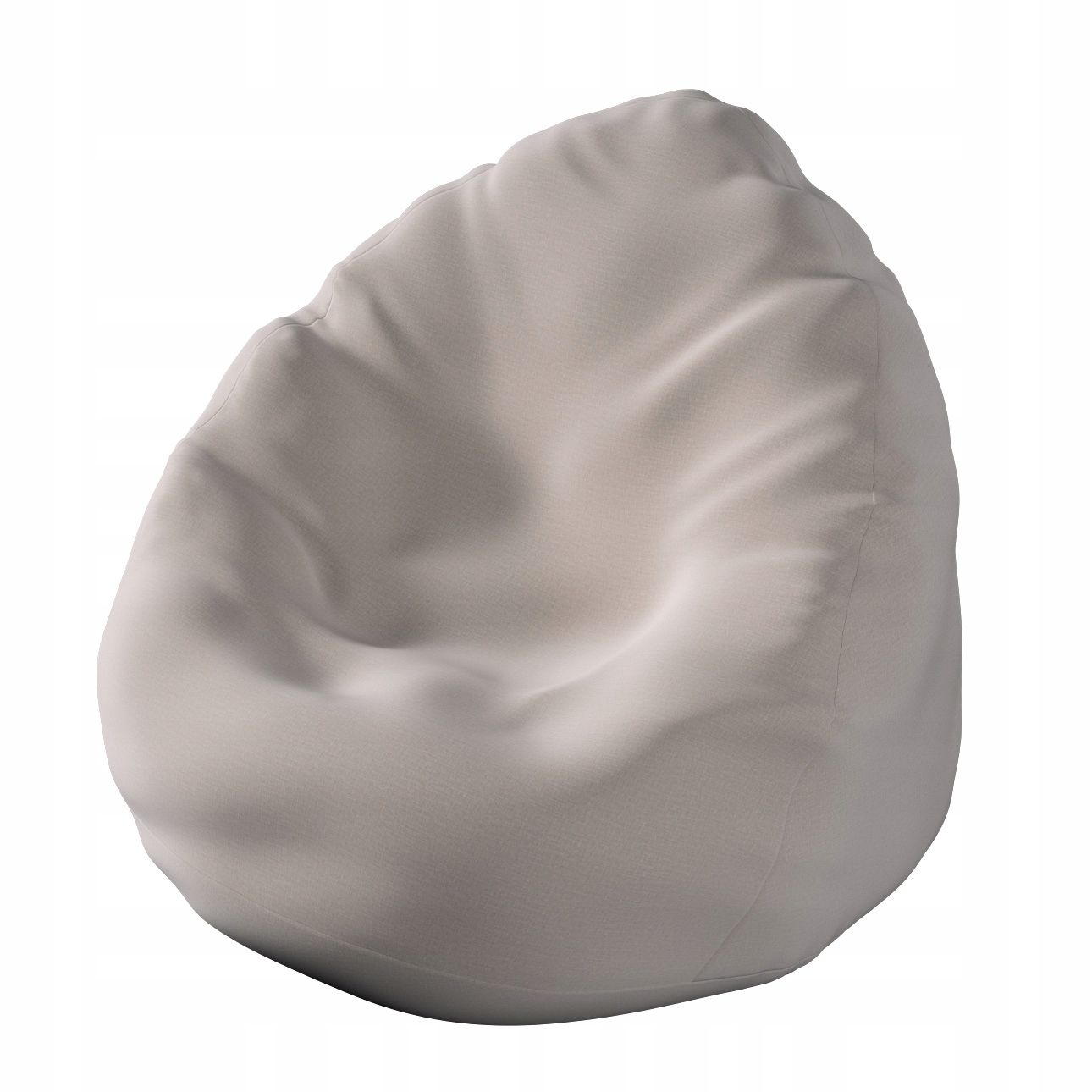 Obal na sedací vak Ø60 x 105 cm béžový samet