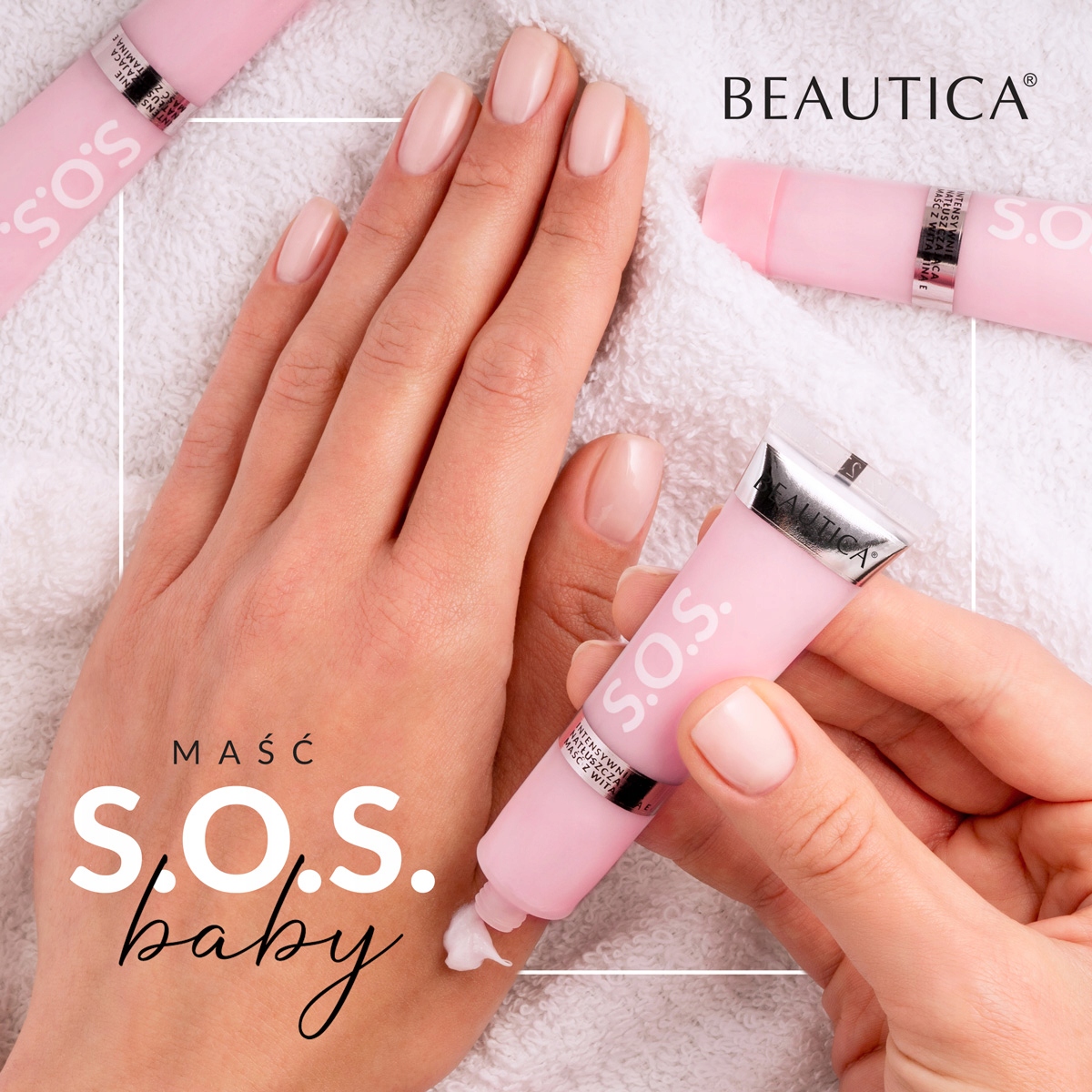 Maść z witaminą E do rąk, do skóry suchej BEAUTICA natłuszczająca SOS 15ml Marka BEAUTICA