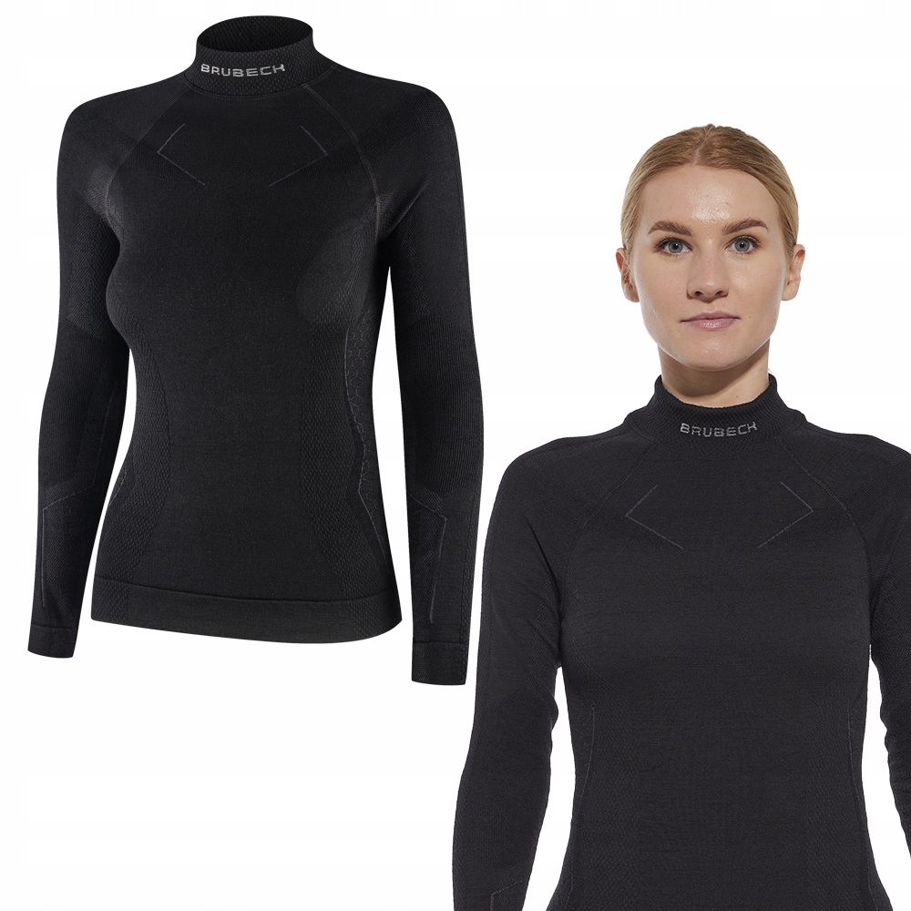 Damska bielizna termokatywna Brubeck Extreme Merino M wełniana bluza