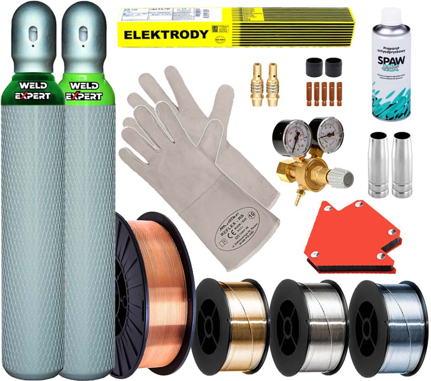 SPAWARKA MIGOMAT SHERMAN 200 HD 200A MIG TIG MMA Waga urządzenia 10.5 kg