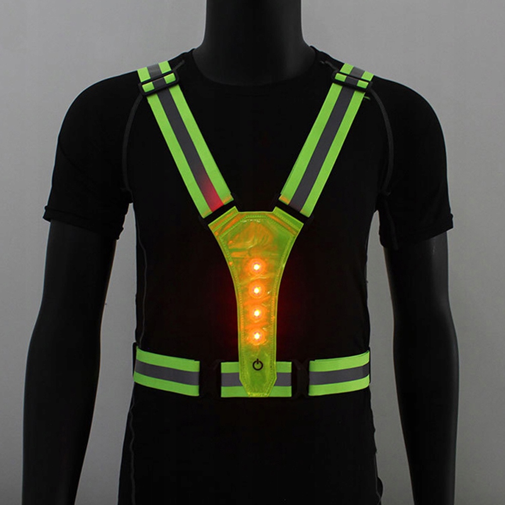 TAŚMA ODBLASKOWA LED DO kamizelki motocyklowej Marka bez marki