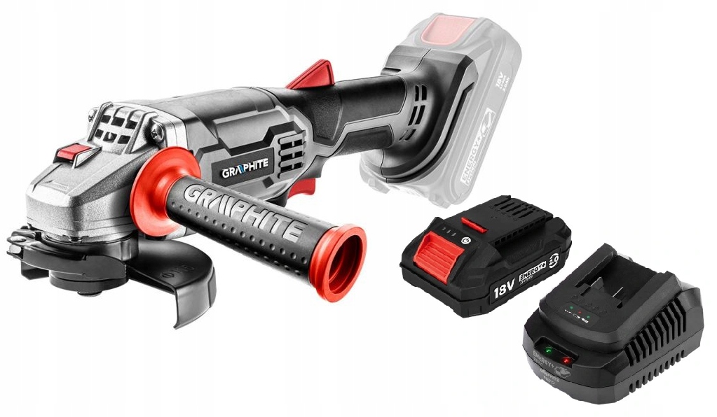 Graphite Úhlová Bruska Energy+ 18V 115MM 58G003 Sada Akumulátor 2AH