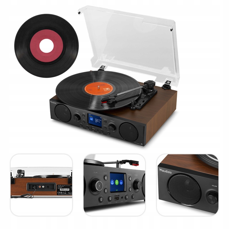 Gramofon Tulsa Audizio Bt Radio Fm Dab+