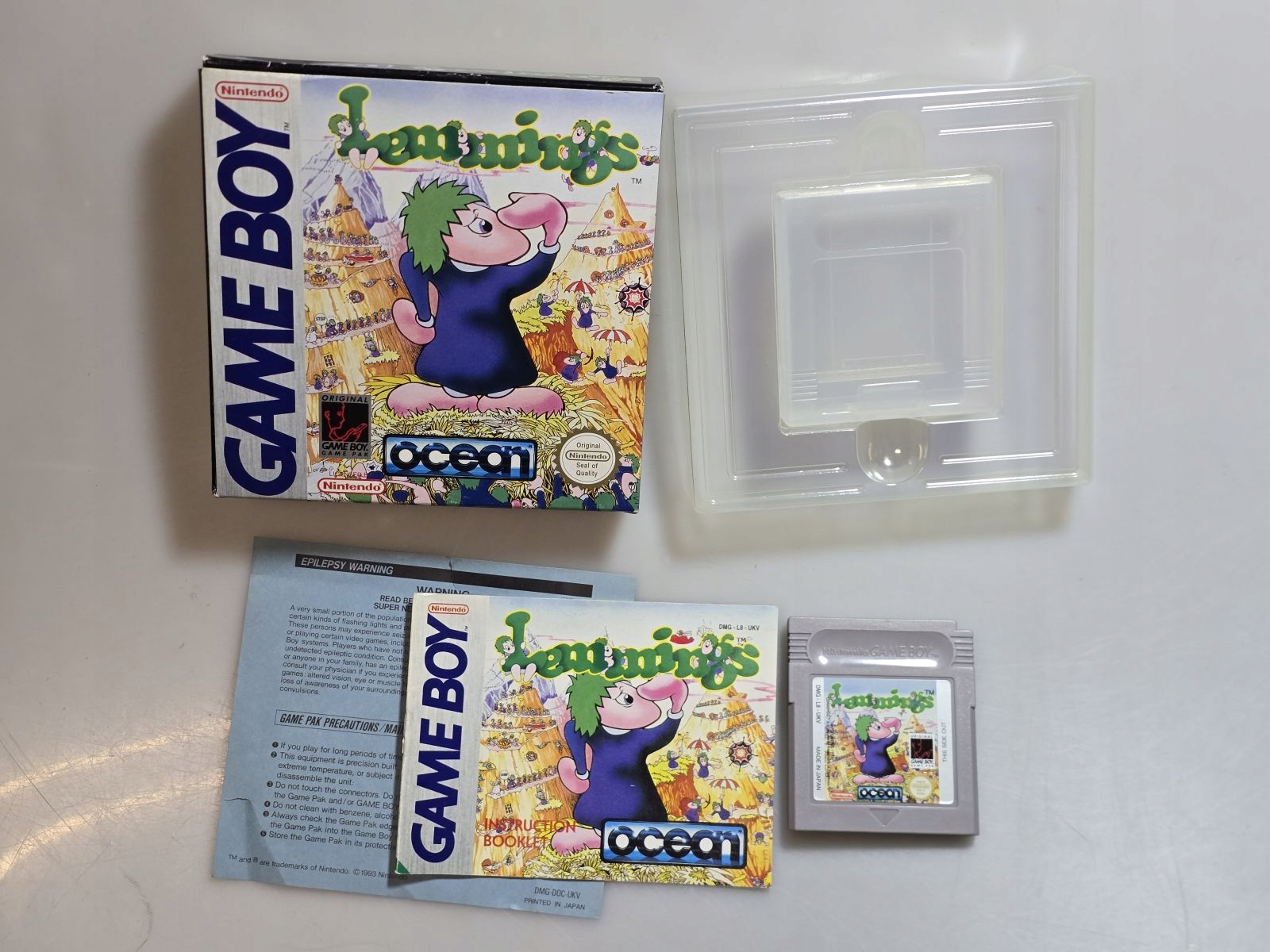 LEMMINGS BOX KPL GAME BOY