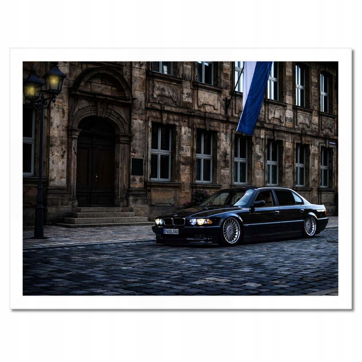 Plakáty v rámu 40x30 Bmw 740IL Auto Buma