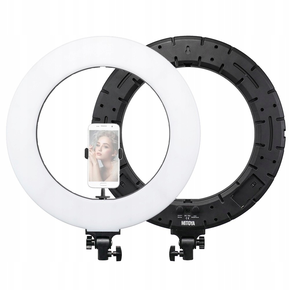 Lampa pierścieniowa Led ring Mitoya RL-480 45cm Bi-color