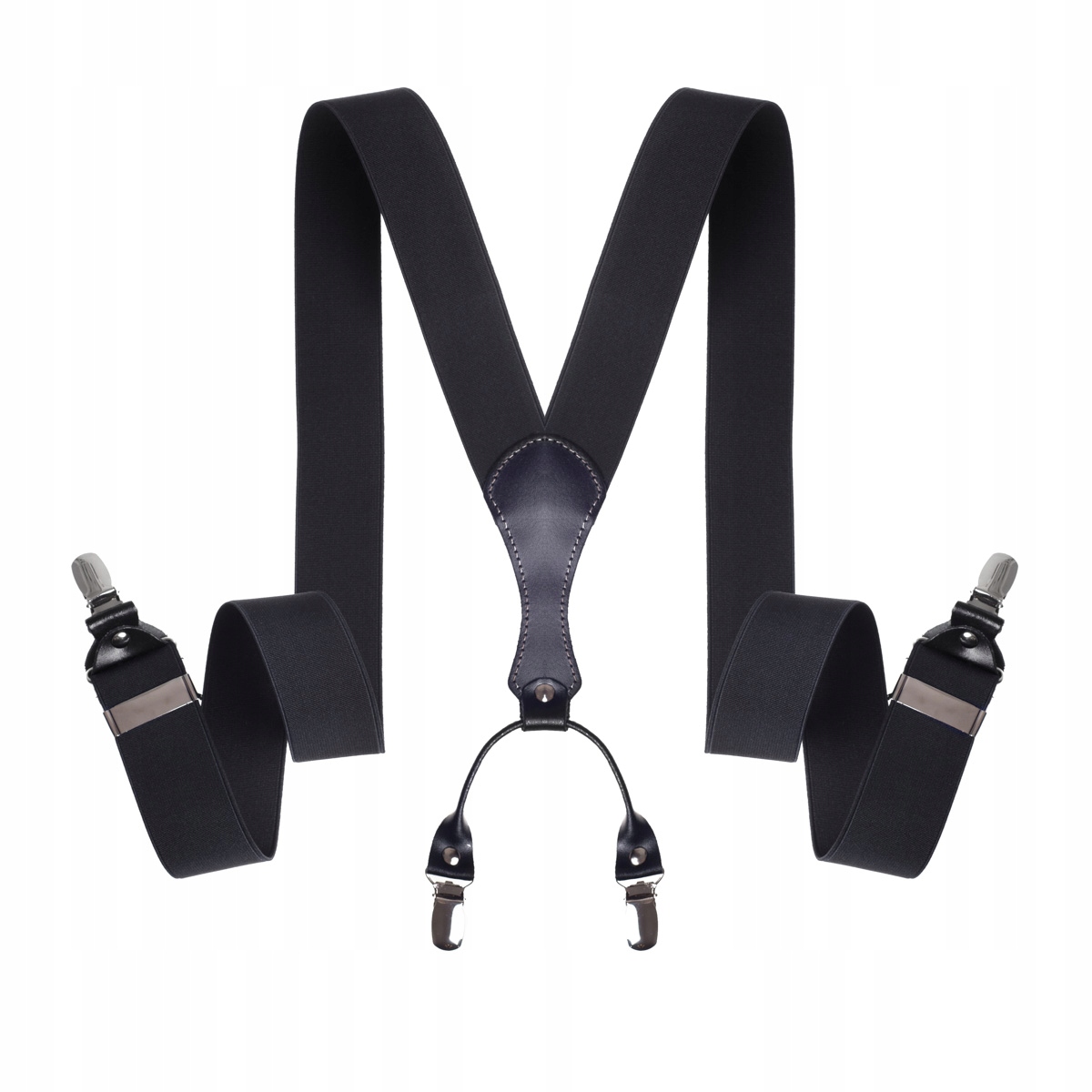 Szelki Męskie Premium Garnitur Spodnie Skóra Rodzaj do spodni