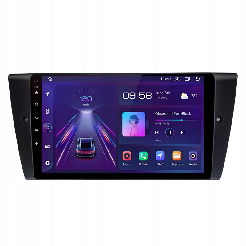 Automobilové Rádio pre Bmw radu 3 E90 E91 E92 E93