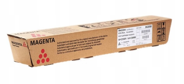 Toner Ricoh Mp C5000 Mp C5501 841162 841458 842050 Originál Magenta