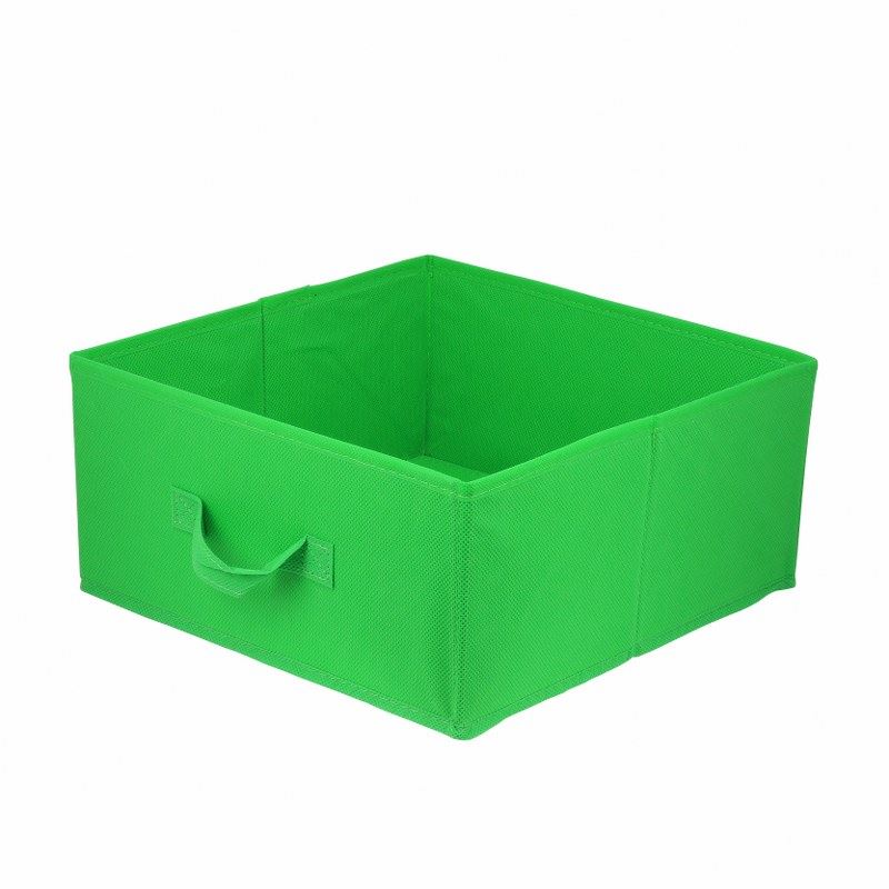 

Pudełko tekstylne 31x31x15 zielone