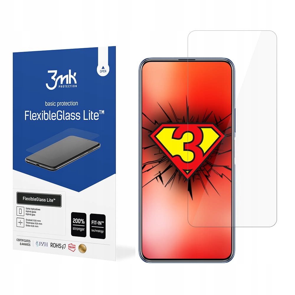 

Szkło hybrydowe do Huawei Y9a - 3mk Glass Lite