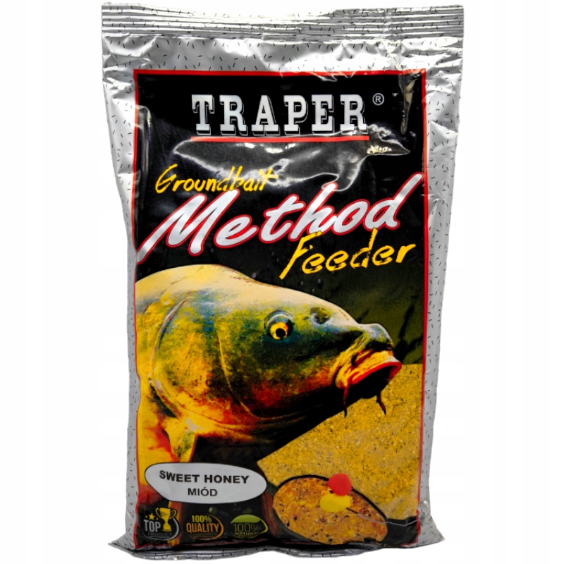 Zanęta Traper Method Feeder Miód Sweet Honey 750g Na Karpia Metodę Świeża