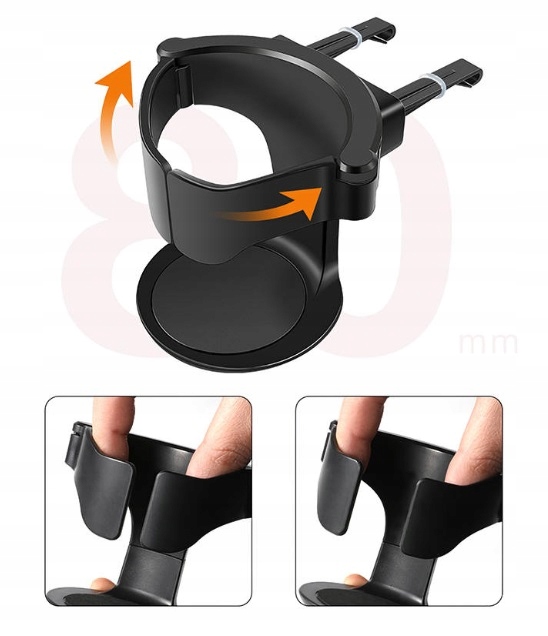 UCHWYT NA KUBEK DO SAMOCHODU DO KRATKI NA KRATKĘ NAWIEWU Rodzaj na kubki