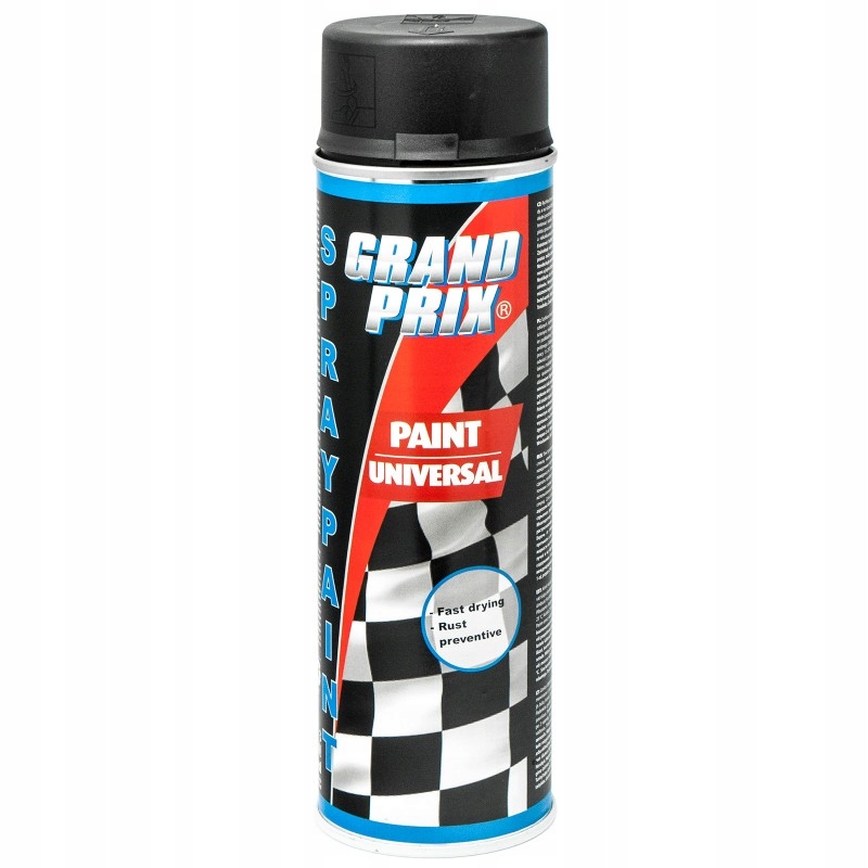 Lakier akrylowy Motip Grand Prix czarny półmat 500ml