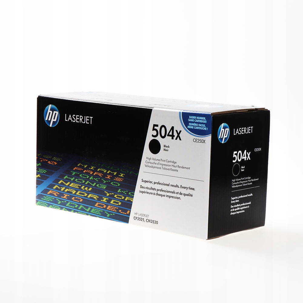 Hp -504X CE250X Farebná laserová tlačiareň Hp CM3530 CP3525 10,5 tis. strán