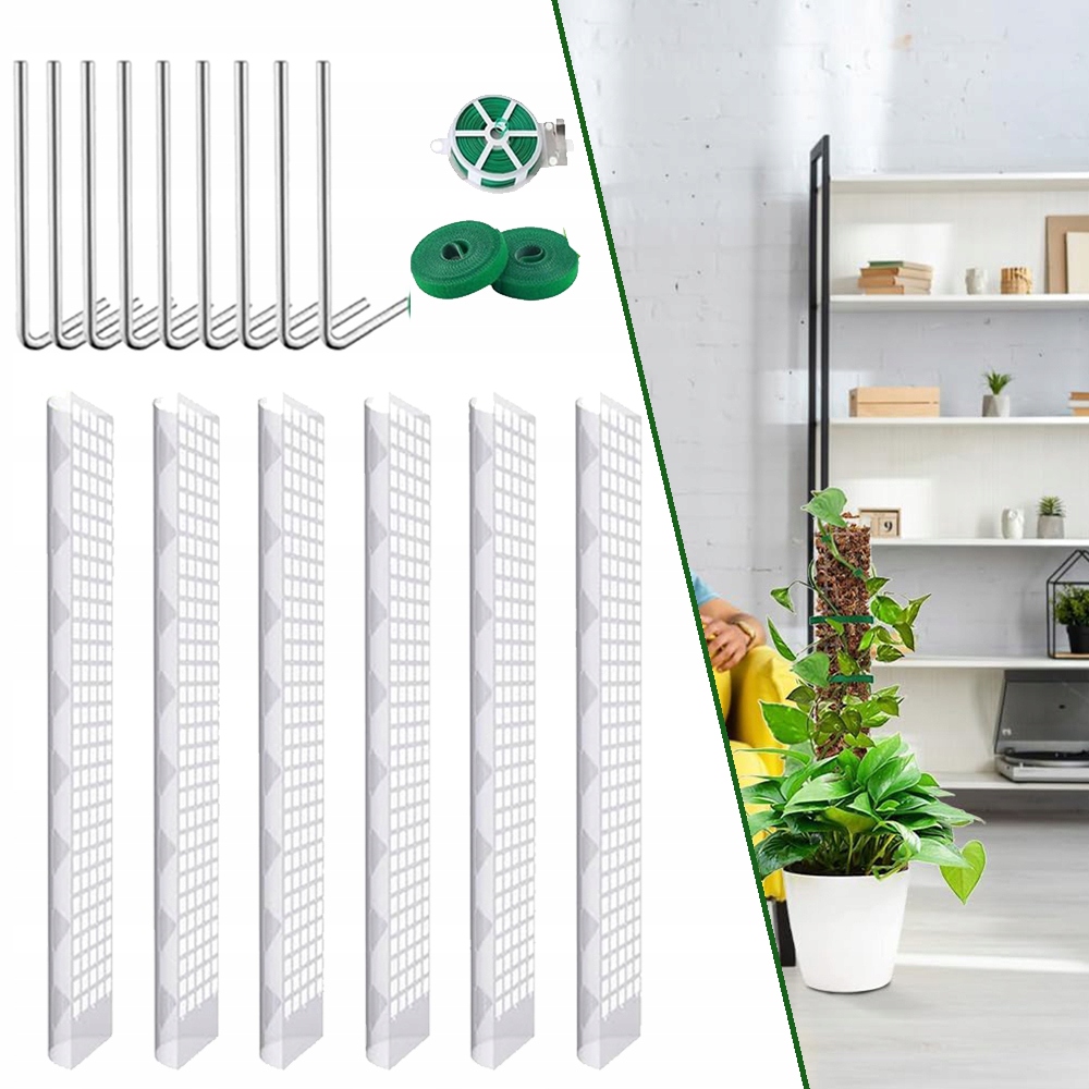 MONSTERA PRĘT DO ROŚLIN PNĄCYCH, 61 CM, PLASTIKOWY PRĘT DO ROŚLIN PNĄCYCH