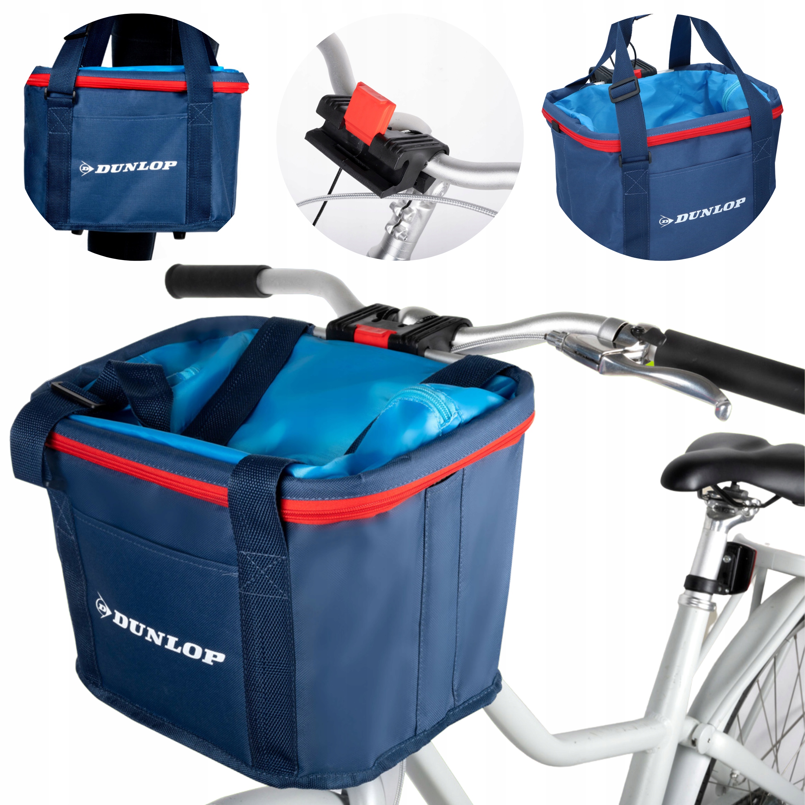 

Sakwa Koszyk Rowerowy Dunlop Na Przód Click Torba