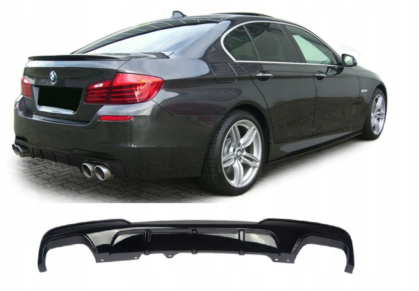 D1226259 - Спойлер диффузор задний BMW F10 F11 CARBON