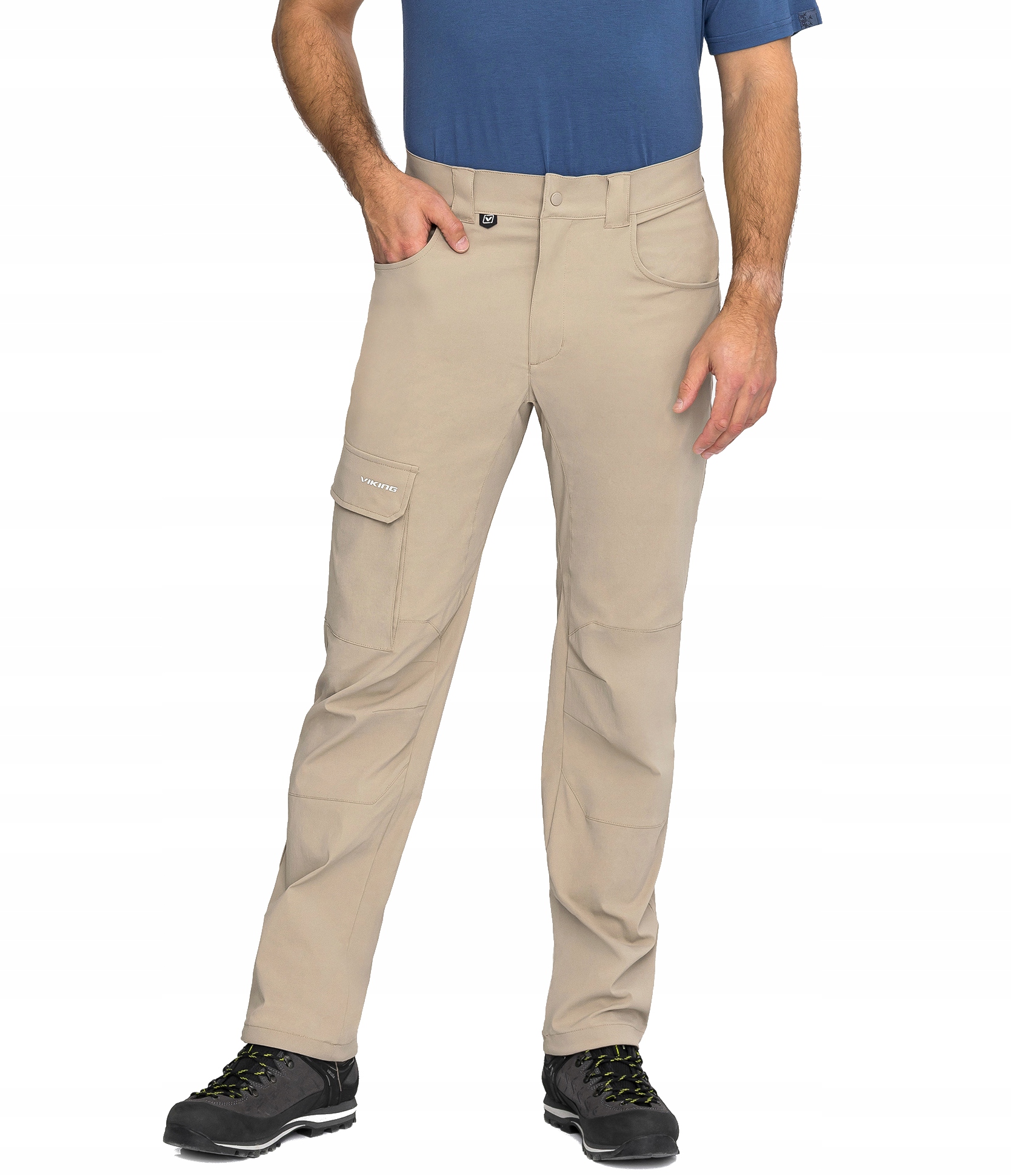Męskie spodnie trekkingowe Viking Hanzo 8200 beżowy L