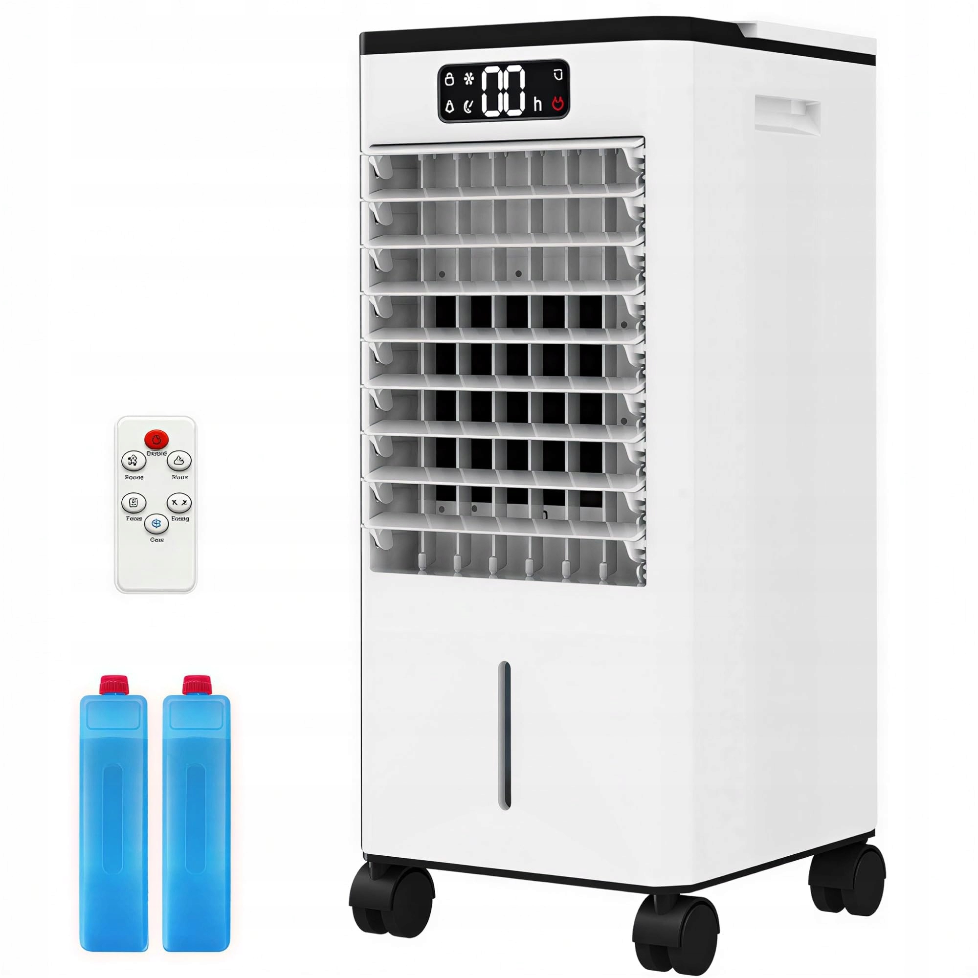 Přenosná klimatizace 3v1, 12h časovač, nastavitelná rychlost, dálkové ovládání