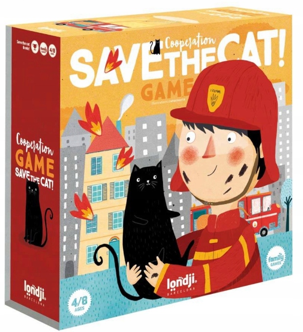 Londji Gra kooperacyjna Save the cat Uratuj Kotka