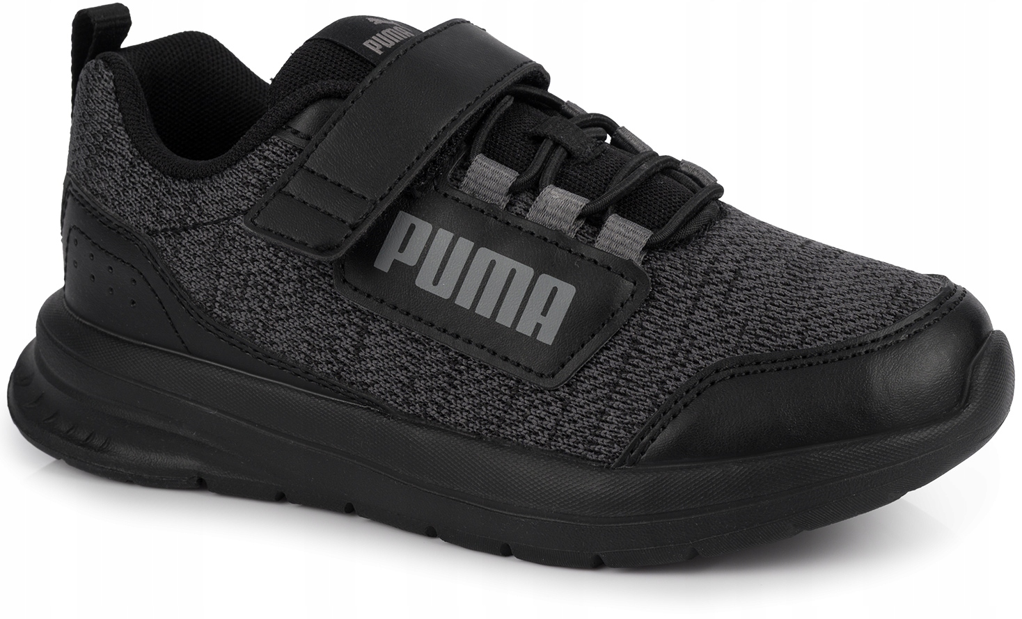 Puma Buty Sportowe Sneakersy Dla Chłopca Dziewczynki Na Rzep Czarne 29