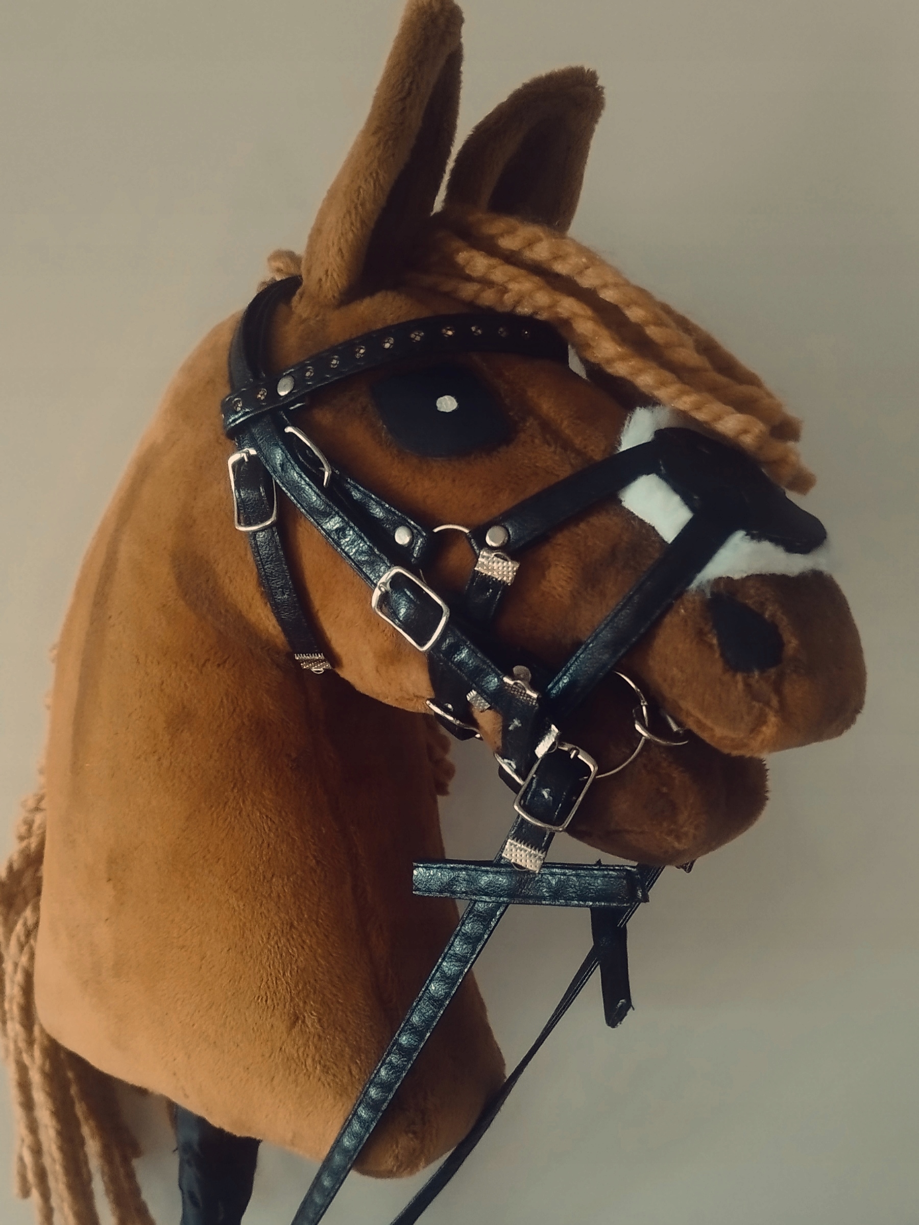 hobby horse A4 ogłowie meksykańskie czarne regulowane Marka bez marki