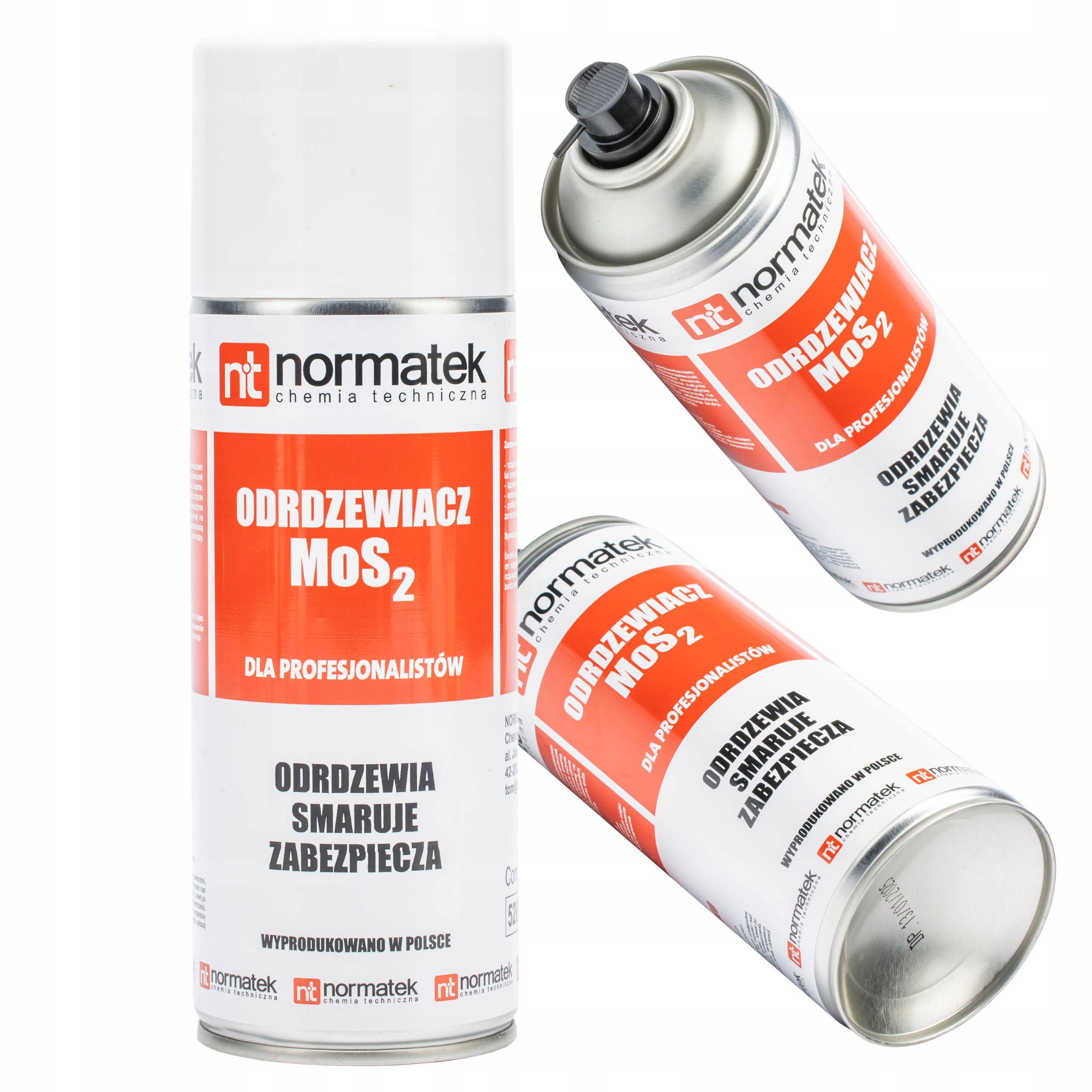 Odrdzewiacz Błyskawiczny Środek Preparat MOS2 Penetrujący Smar Spray 400ml