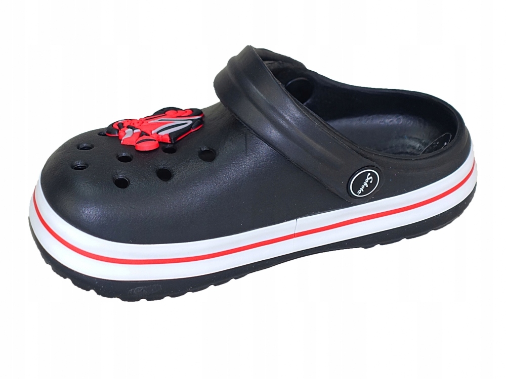 KROKSY KLAPKI OGRODOWE BASEN PIANKOWE DZIECIĘCE Kolor czarny